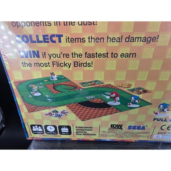 Sonic The Hedgehog Crash Course Board Game 2-4 Players Fast Pace Action - Picture 7 of 9